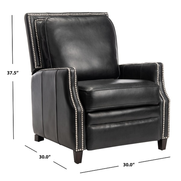 Safavieh Couture Buddy Velvet Nailhead Trim Recliner' - Overstock ...