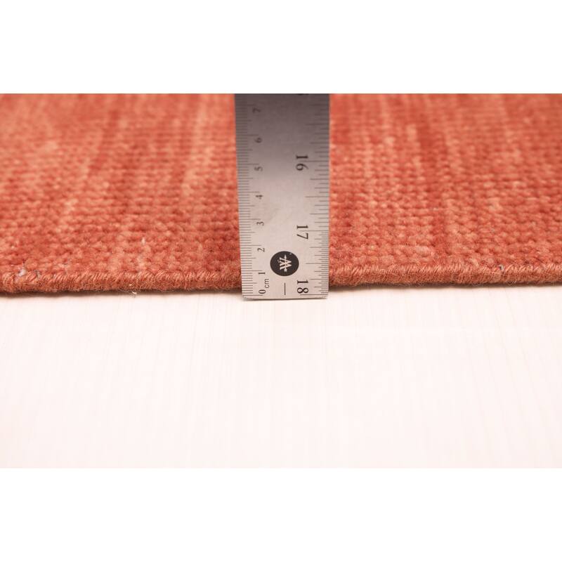 ECARPETGALLERY Hand-knotted Pak Finest Gabbeh Copper Wool Rug - 10'0 x 14'1