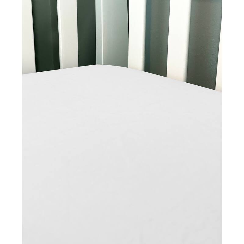 Baby Solid Flannel Crib Sheet - N/A