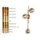 preview thumbnail 36 of 44, Bola Modern Gold 3-Light Chandelier Orb Glass Vanity Lights Wall Sconces