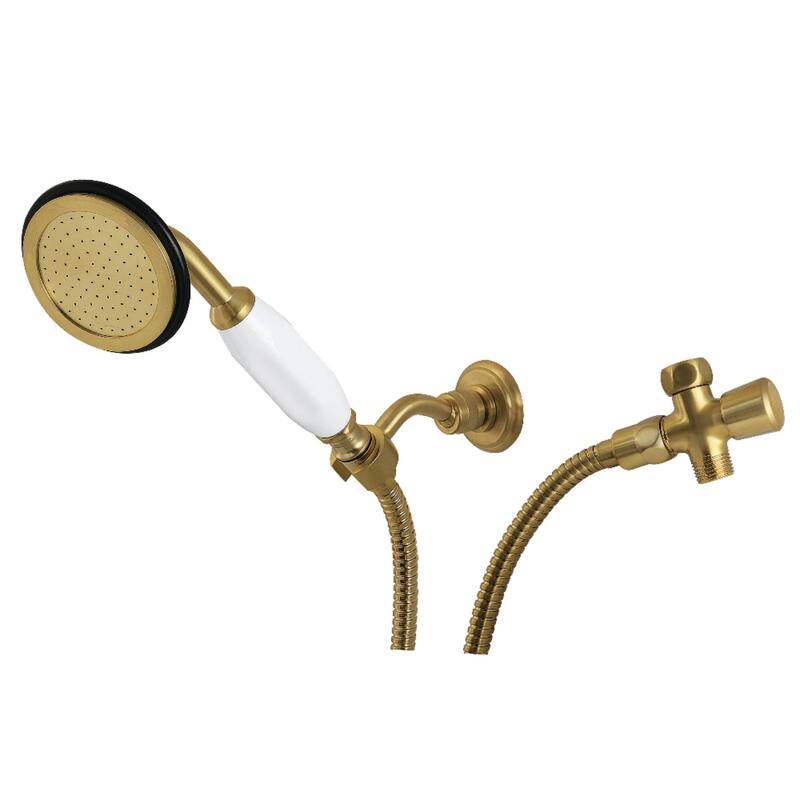 Kingston Brass Vintage Hand Shower Kit - Brushed Brass