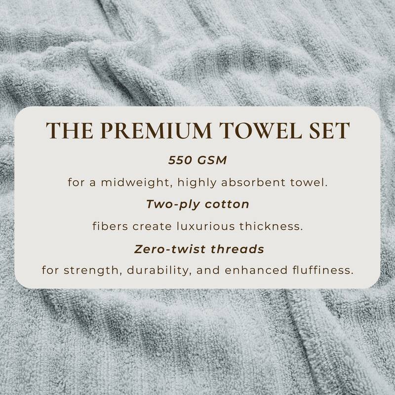 Linery & Co. Combed Cotton Bath Towel Set