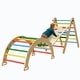 preview thumbnail 1 of 19, Kids Foldable Triangle Set Toddler Wood Montessori Climbing Toys