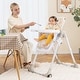 preview thumbnail 4 of 6, Baby High Chair w/ 7 Height & 3 Footrest Adjustable Cup holder 2