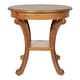 preview thumbnail 5 of 4, Copper Grove Korostyshiv Hand-painted Transitional Accent Table