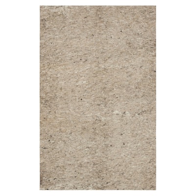 Mohawk Home Non Slip Rug Pad 1/2" Inch Thick Felt Cushion Reversible - Grey