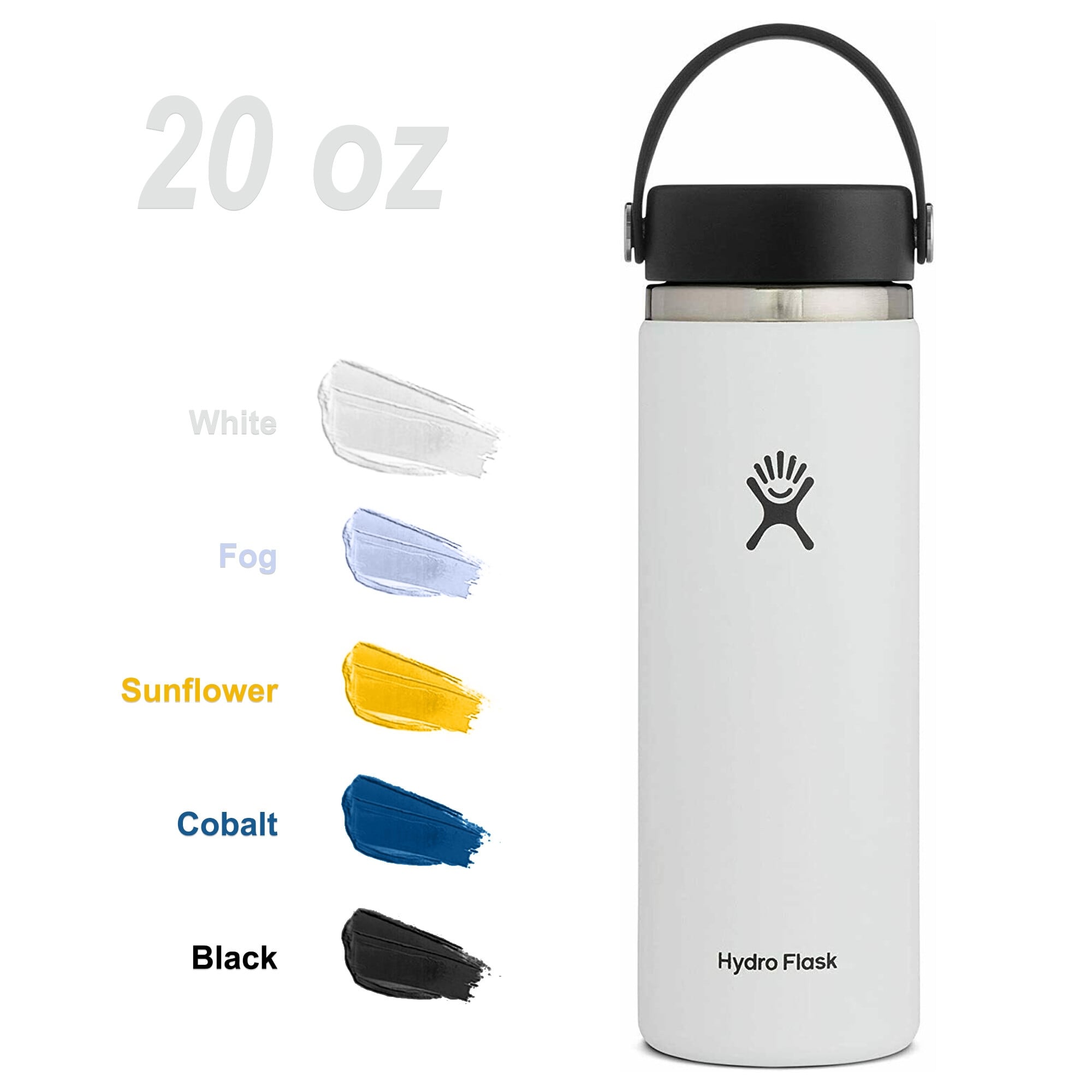 Hydro Flask 16 oz - FOG - Travel Coffee Flask / Bottle Flex Sip Lid