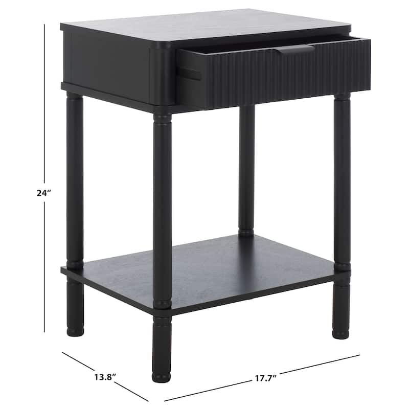 SAFAVIEH Thurston 1-Drawer Accent Table - 18"W x 14"D x 24"H