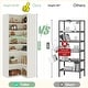 preview thumbnail 6 of 7, 9-Tier Corner Shelf, 65" Tall Modern Corner Bookshelf Bookcase