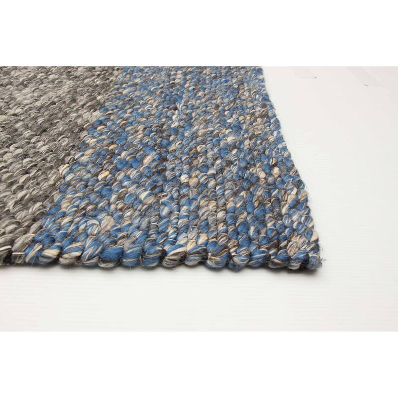ECARPETGALLERY Braid weave Sienna Multi Color Wool Rug - 5'1 x 7'6