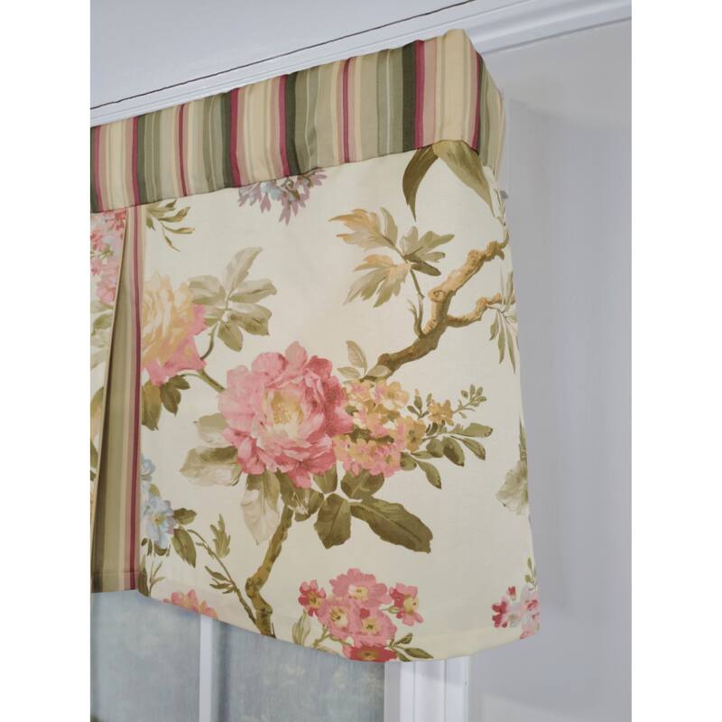 RLF Home Casa di Fiori Pleated Valance