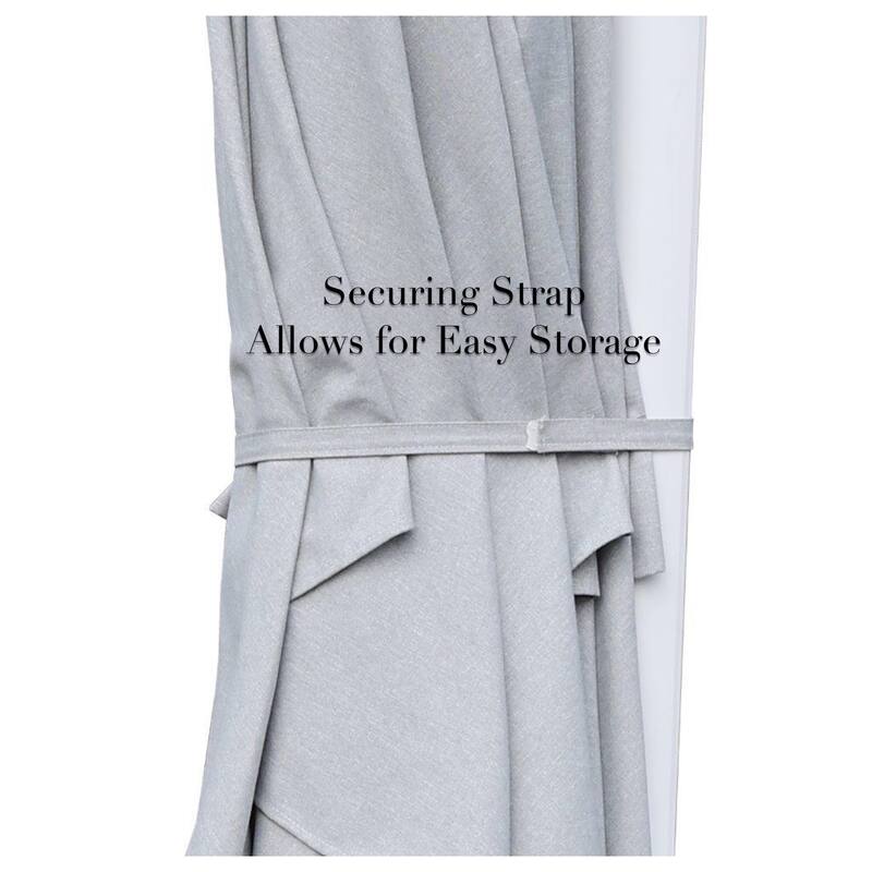 Margutta 10 ft. x 13 ft. Rectangle Aluminum Cantilever Tilt Outdoor Parasol Patio Umbrella with Granite Base in Mouse Gray