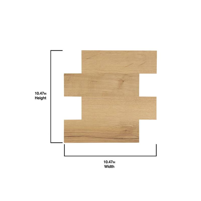 Faux Wood Natural Peel & Stick Wall Tiles