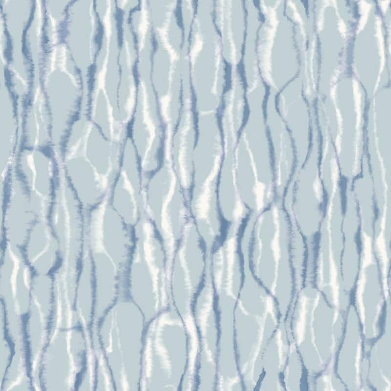 Galerie Wallcoverings Atmosphere Marble Drizzle Non-woven Matte Wallpaper Roll - 33 feet x 21 inches - Turquoise