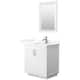 Option White / Giotto Quartz Top / Brushed Nickel