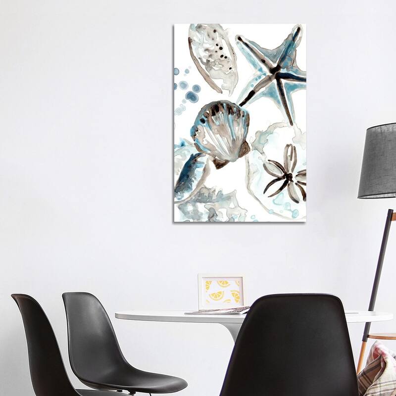 iCanvas "Cerulean Seashells I" by June Erica Vess Canvas Print - 40x26x1.5