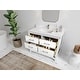 preview thumbnail 16 of 128, Willow Collections 42 x 22 Parker Single Bowl Sink Bathroom Vanity with 2 in Quartz