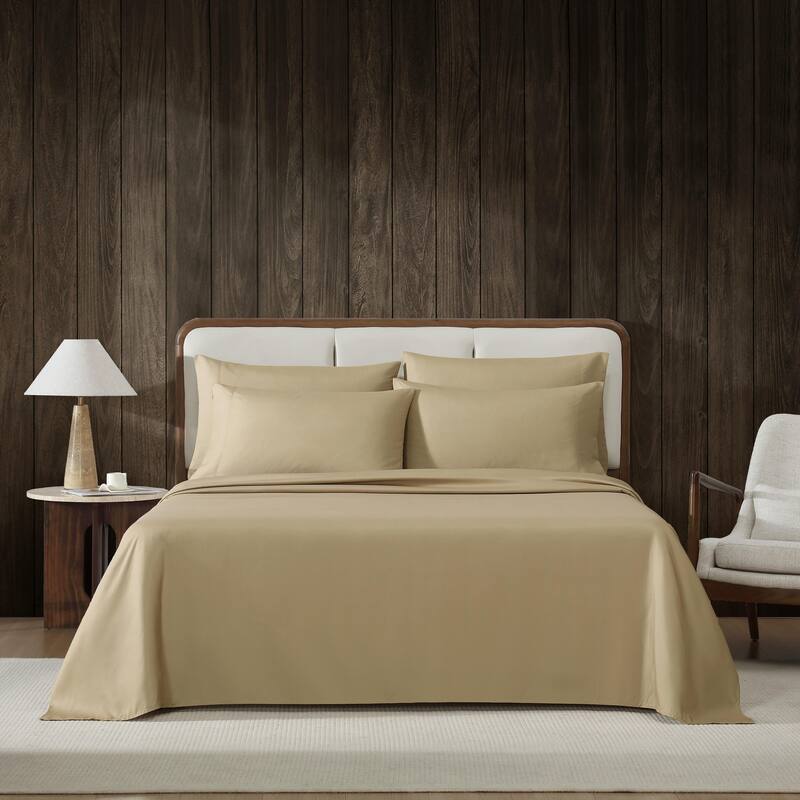 Eddie Bauer Logan Solid Temperature Regularing Bonus Sheet Set - Beige - King