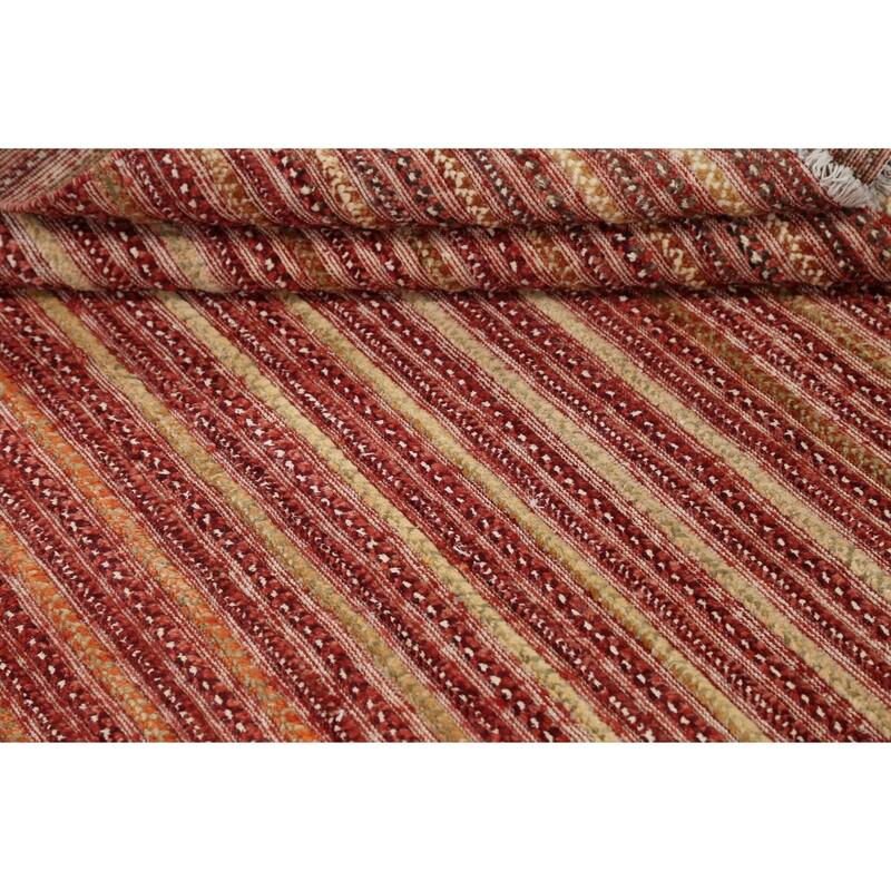 Gabbeh Kashkoli Oriental Modern Area Rug Wool Handmade Foyer Carpet - 5'3" x 8'1"