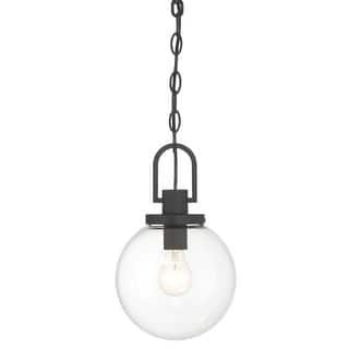 The Great Outdoors 73364 Wenston 8" Wide Outdoor Pendant with Clear