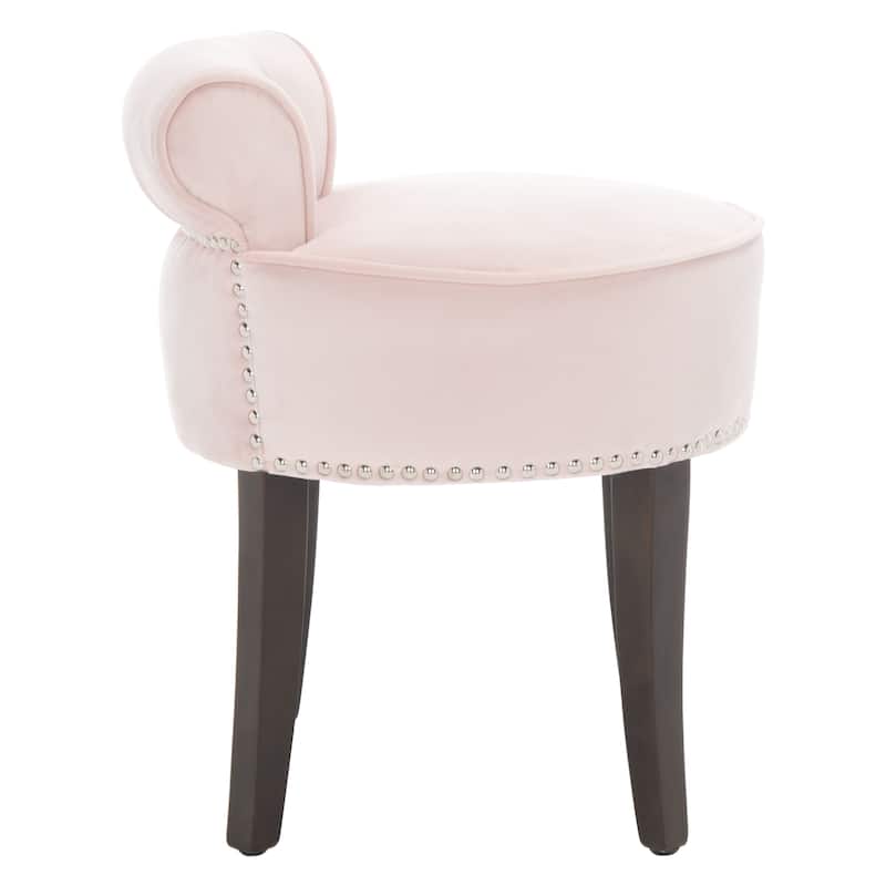 SAFAVIEH Aja Vanity Stool - 17.9" x 19" x 22.8" - 18Wx19Dx23H