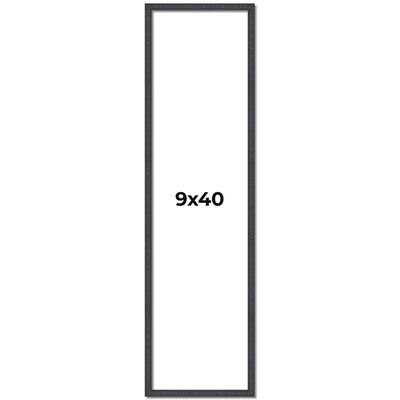 9x40 Frame Brown Picture Frame - Complete Modern Photo Frame Includes