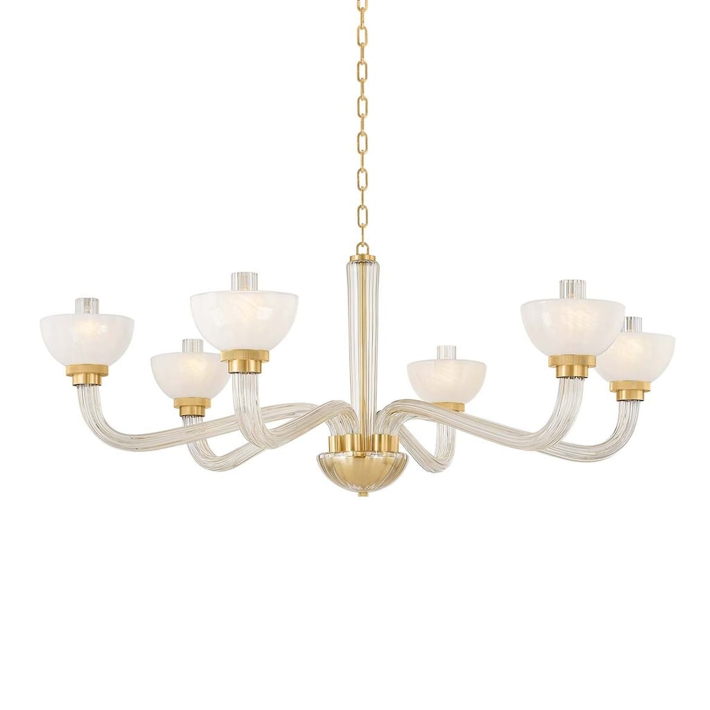 Hudson Valley Lighting 3306 St. lawrence 6 Light 49" Wide Chandelier