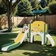 preview thumbnail 4 of 32, Kids Slide Playset Structure 7 in 1,Freestanding Spaceship Set w/Slide