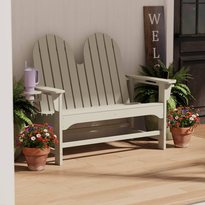 Hanniford Poly Adirondack 49 Inch Bench