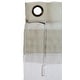 preview thumbnail 3 of 1, Geneva Elegant Sheer Grommet Patio Curtain Panel - 104"W x 84"L