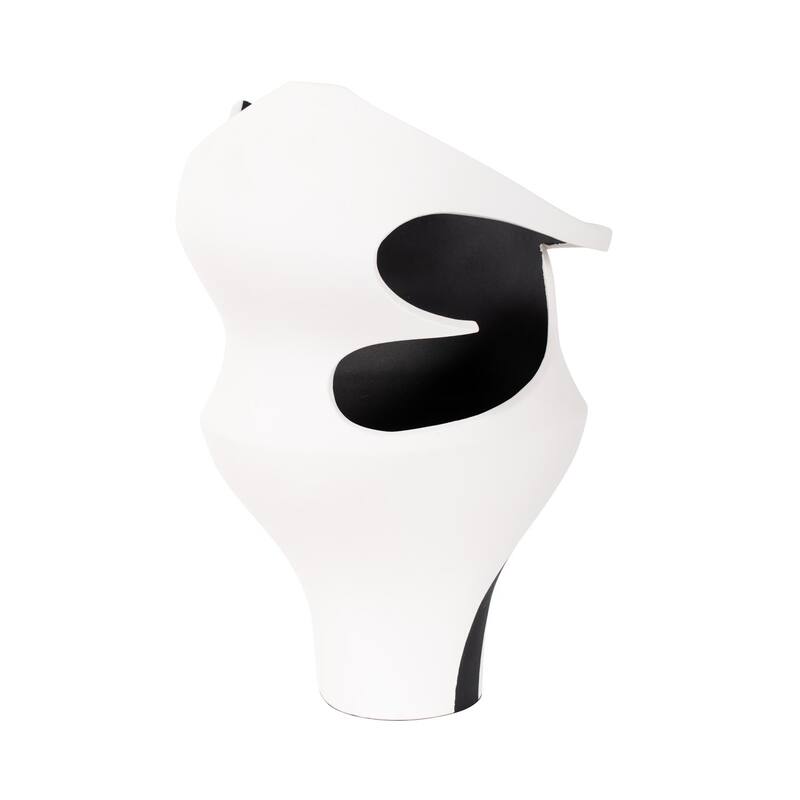 Rapsie Black and White Vase- Short