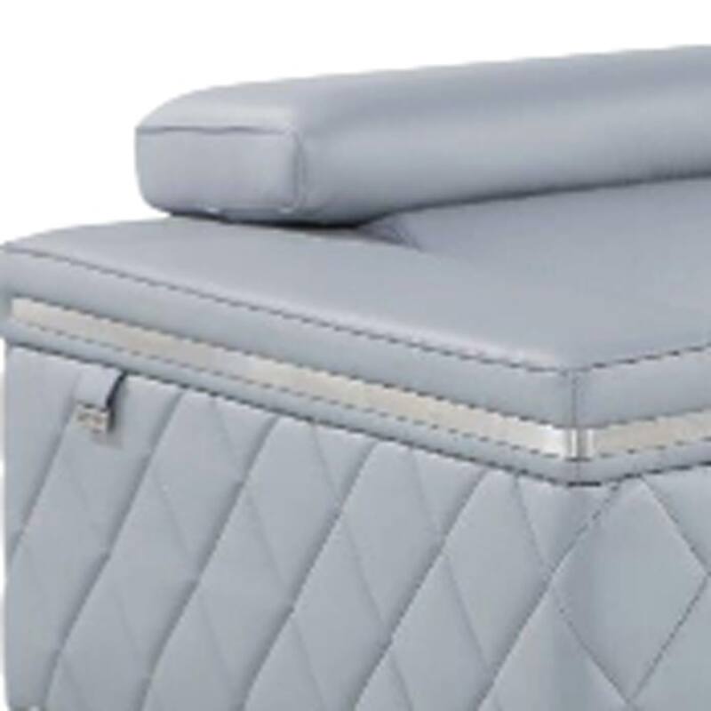 HomeRoots Two Piece Blue Four Person Seating Set