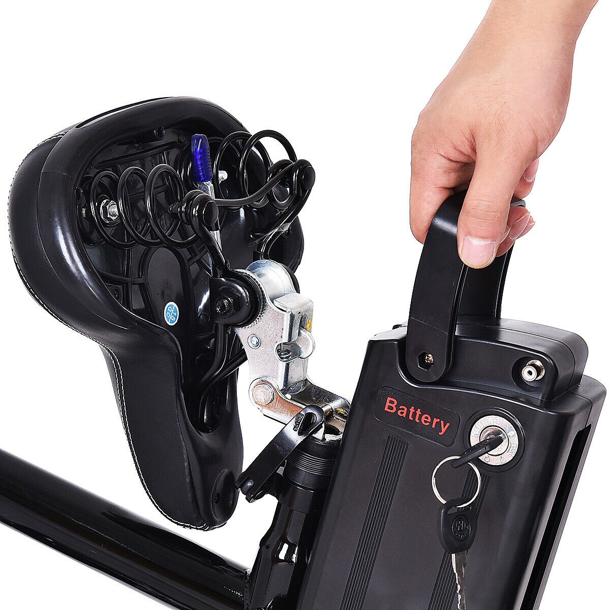 Shop Goplus 26 250w 36v Electric Mountain Bicycle Variable Speed Lithium Battery Cup Holder Overstock 18739748