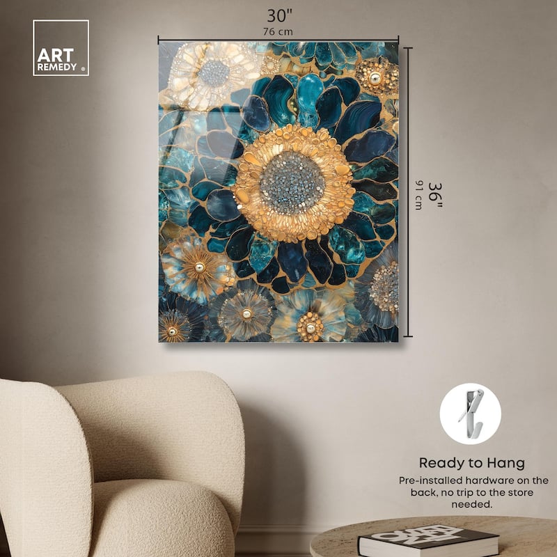 Opulent Geode II Acrylic by Art Remedy, Ready to Hang