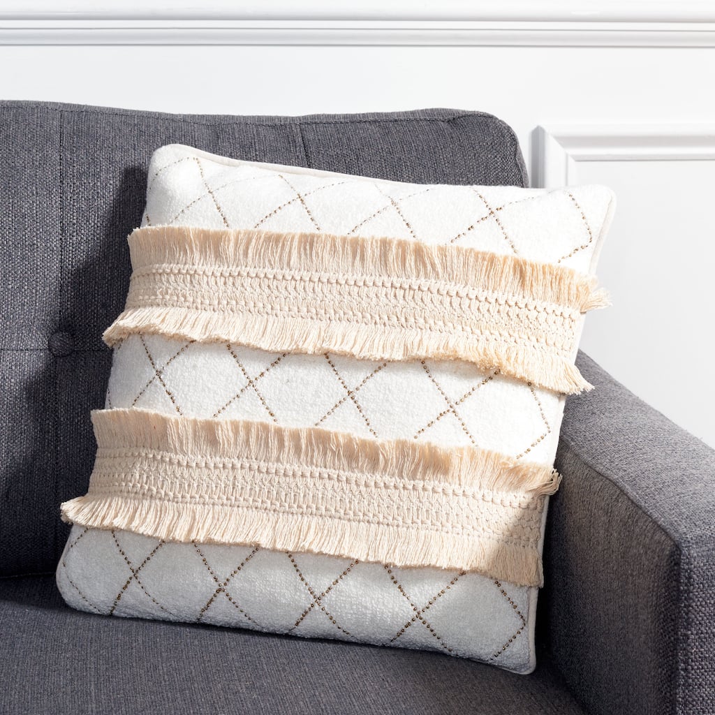 SAFAVIEH Spinnaker Knit Decorative Pillow