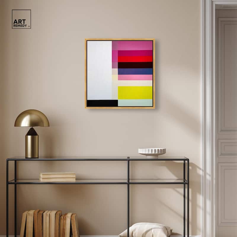 Quadratic Composition Canvas by Art Remedy