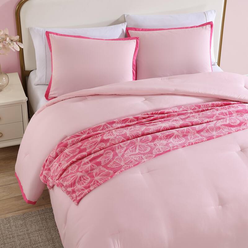 Betsey Johnson Signature Hotel Solid Comforter Bonus Set