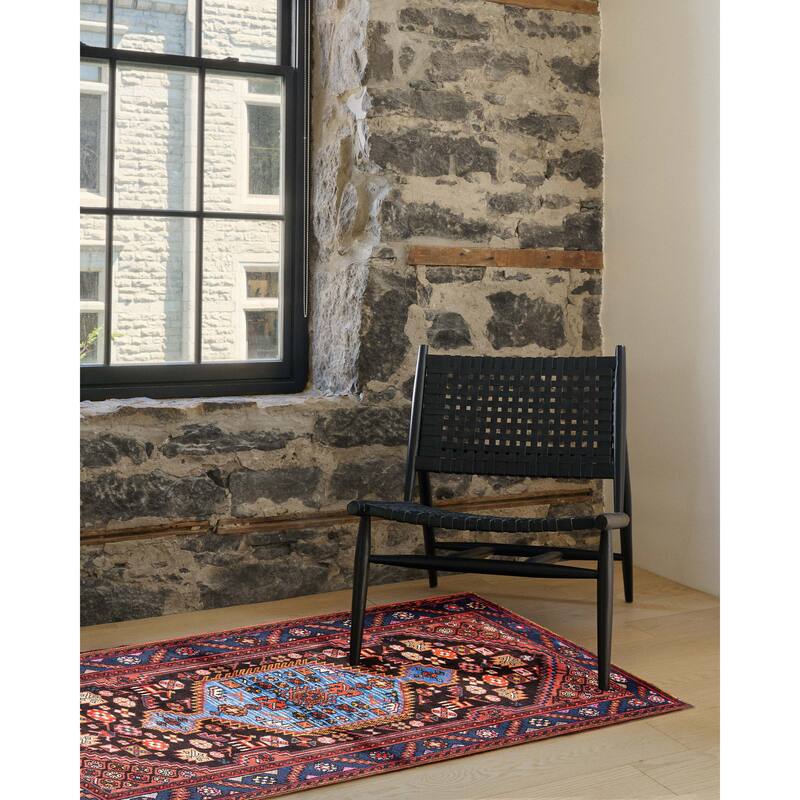 ECARPETGALLERY Hand-knotted Andelz Dark Brown Wool Rug - 3'11 x 6'9
