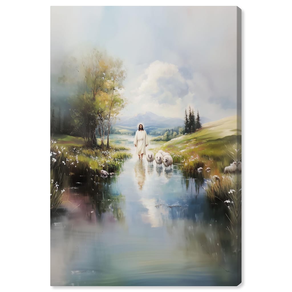 Caretaker's Calm Crossing II Canvas by Art Remedy, Gallery Wrapped