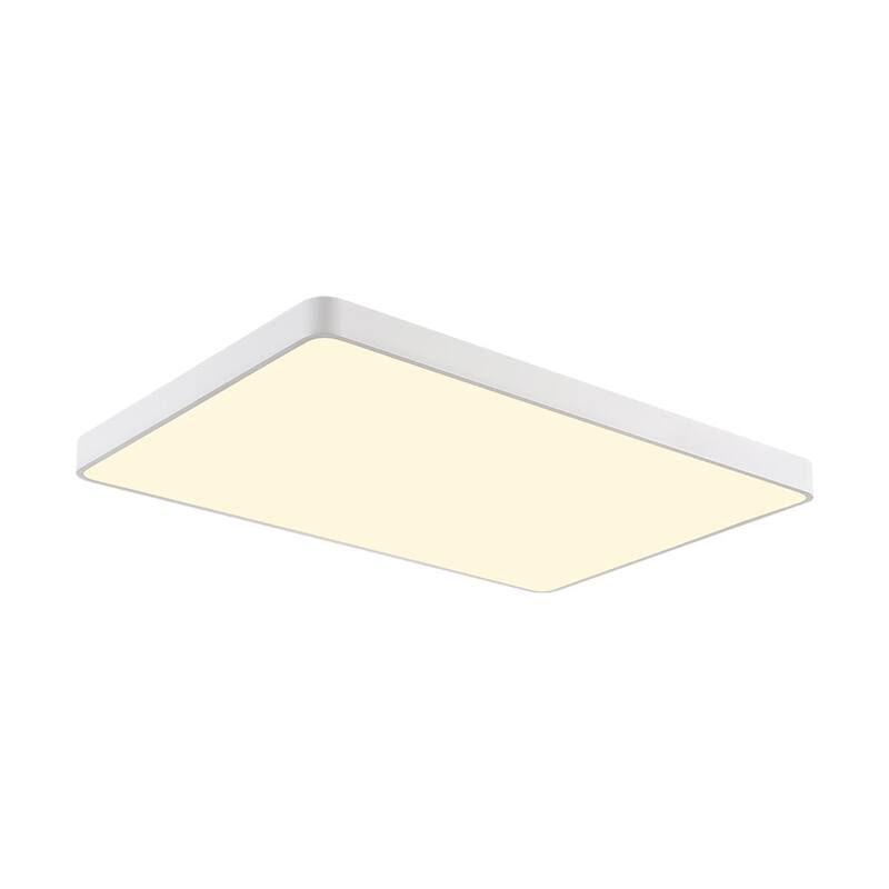 Dimmable LED Wide Rectangular Flush Mount Light 33.9 in