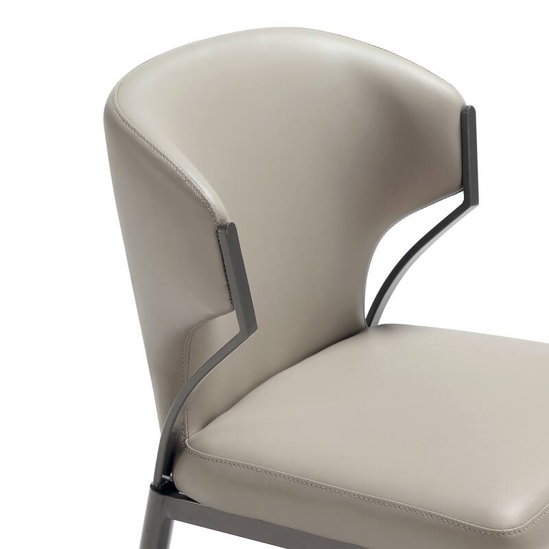 Manhattan Comfort Kirsten Camel Leatherette Dining Chair