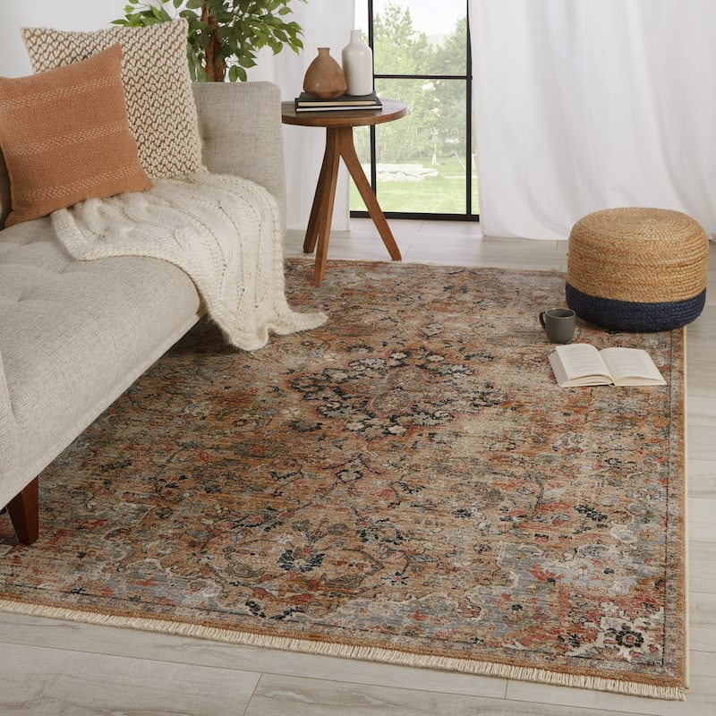 Amena Medallion Dark Area Rug