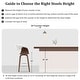 preview thumbnail 51 of 186, 26"/29" Faux Leather Swivel Bar Stools, Wood Counter Stool