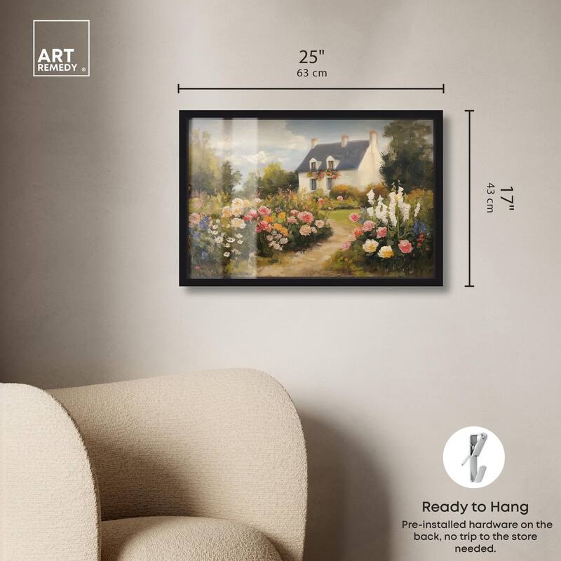 Floral Welcome Shadowbox by Art Remedy