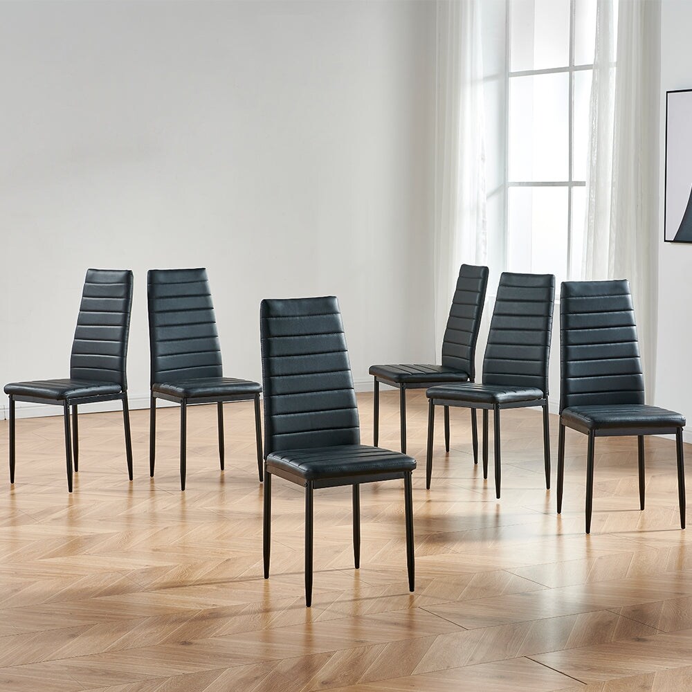 Metal high back dining chairs outlet
