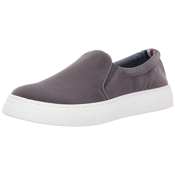 tommy hilfiger white slip on shoes