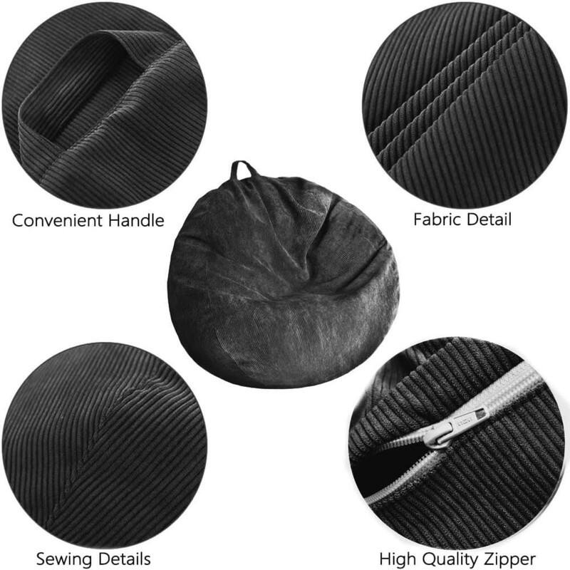 3 Ft Bean Bag Chair Cover (No Filler)