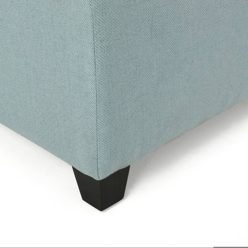 50 inch Wide Contemporary Rectangle Storage Ottoman Upholstered Bench, for the Living Room, Entryway and Family Room
