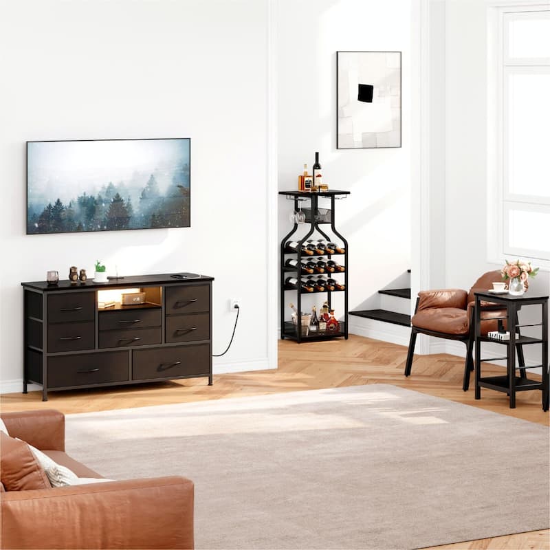 8 Dresser TV Stand with Power Outlet