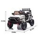 preview thumbnail 1 of 98, Children's Electric Ride-On Car with Remote Control, Safety Belt, Four-Wheel Suspension, Bluetooth, and LED Lights White